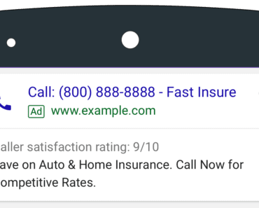 Adwords Call Extention
