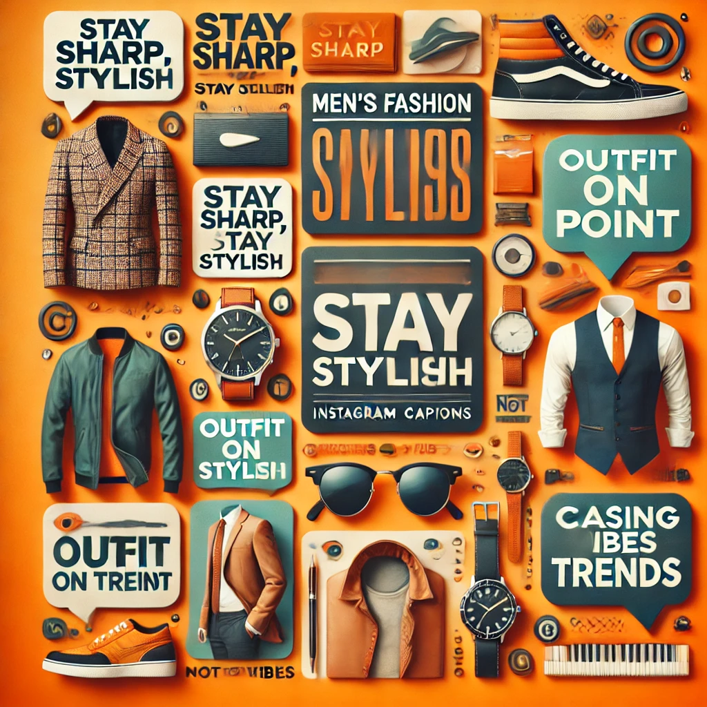 Men’s Fashion Instagram Captions to Match Your Outfit