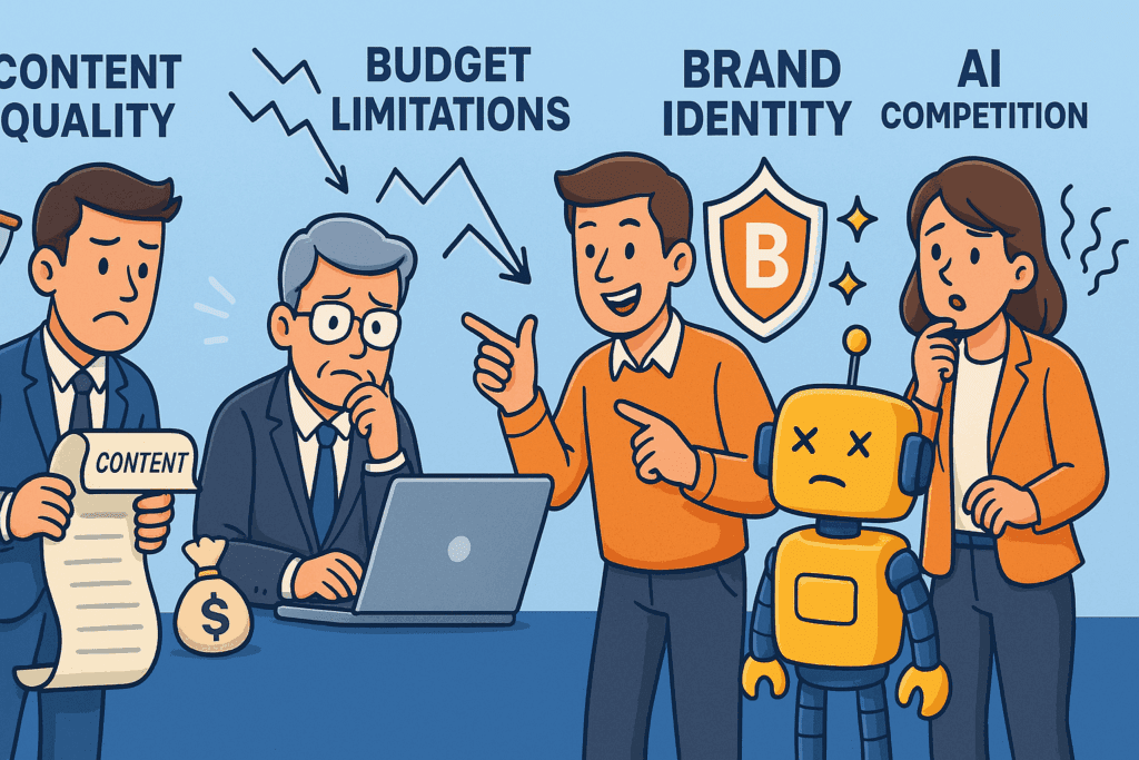 8 of the Biggest B2B Content Marketing Challenges in 2025 - SEO Sandwitch